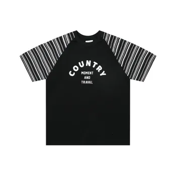 COUNTRY MOMENT T Shirts Men Black
