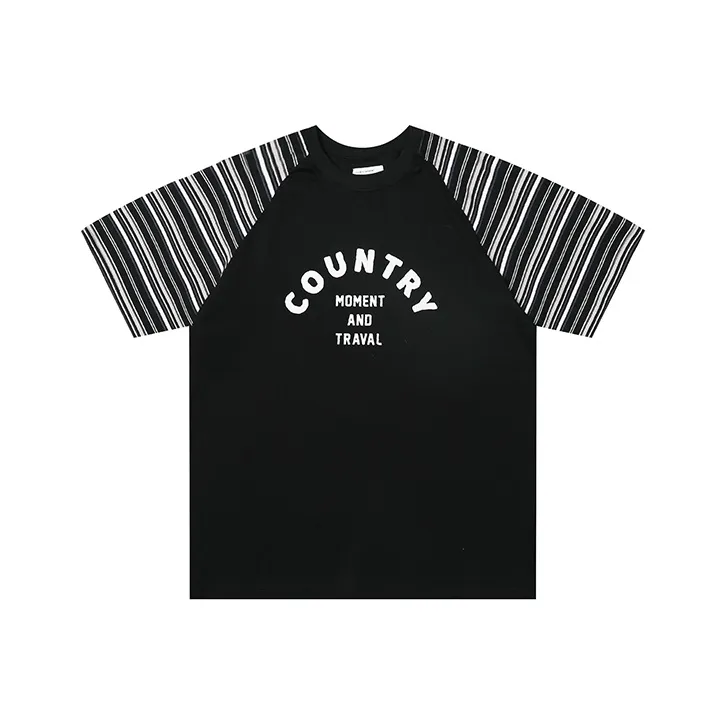 COUNTRY MOMENT T Shirts Men Black-0