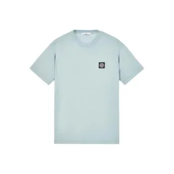 STONE ISLAND Logo Patch Crewneck T Shirt