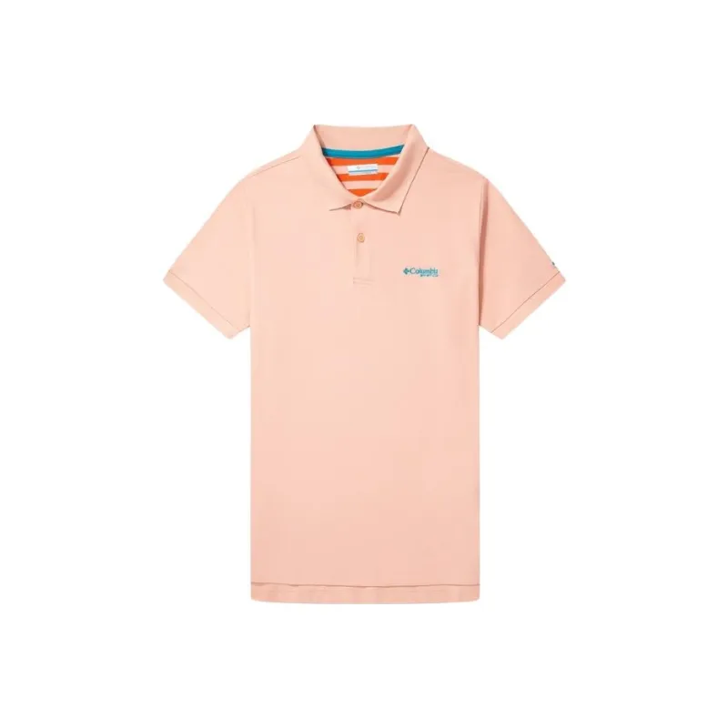 Columbia PFG T Shirts Men Pink-0
