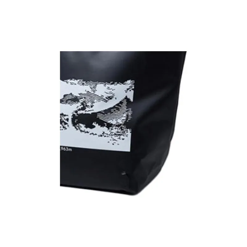 Snow Peak × Mountain Of Moods Collaboration Polyester Tote Bag, Shopping Bag, Handbag Unisex Black-2