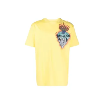PHILIPP PLEIN Tattoo print Detail T shirt