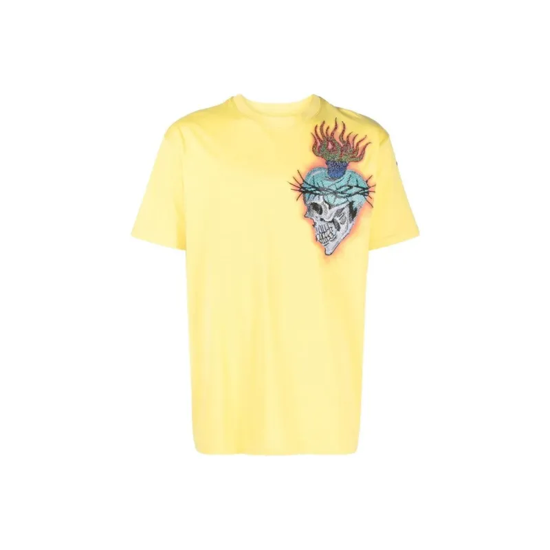 PHILIPP PLEIN Tattoo print Detail T shirt-0