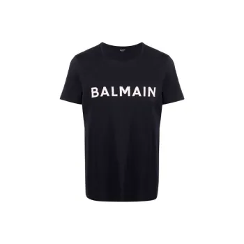BALMAIN T-Shirts Men Dark Blue