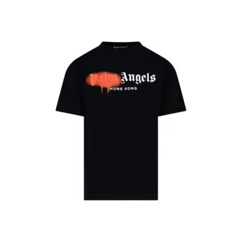 PALM ANGELS Hong Kong Sprayed Logo T shirt