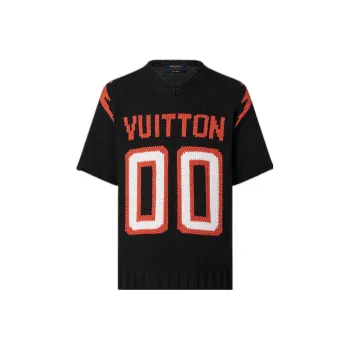 LOUIS VUITTON Chunky Intarsia Football T shirt