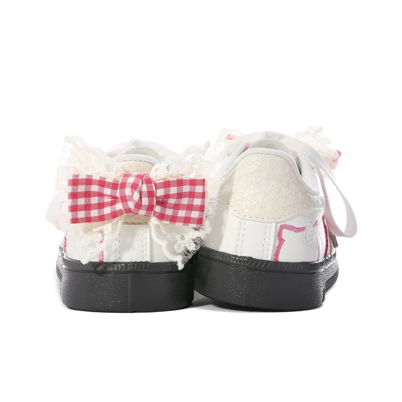 Lovely You Wear resistant And Lightweight Low Top Skateboard Shoes Women's-22