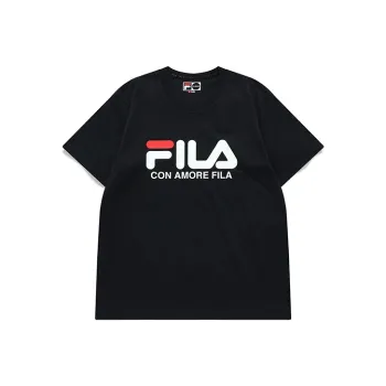 FILA FUSION T Shirt Men's Charcoal Black