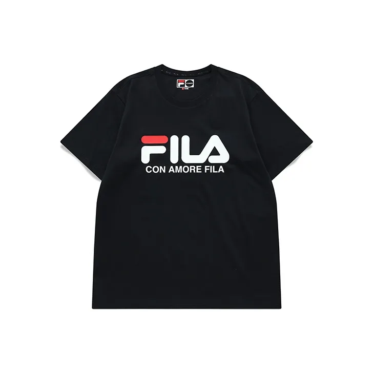 FILA FUSION T Shirt Men's Charcoal Black-0