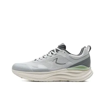 XTEP Cloud Walk 1.0 Wear Resistant Coverage Low Top Casual Running Shoes Men's Gray White