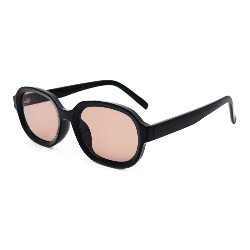 ENFANTIN TR/Memory Plastic Oval Sunglasses Unisex-0