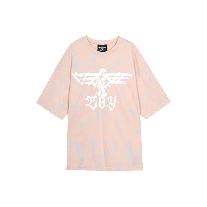 Boy London Heavyweight T Shirt Unisex Pink-0