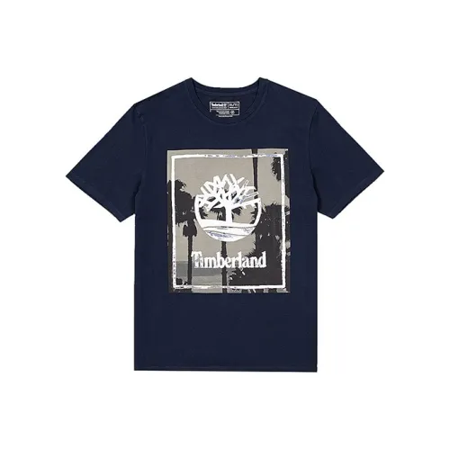 Timberland T-Shirts Men Royal Blue