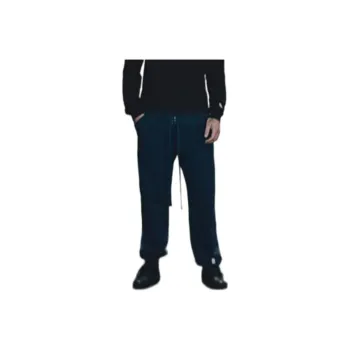 ZARA Samuel Ross Collaboration Knitted Sweatpants Men Marine Blue