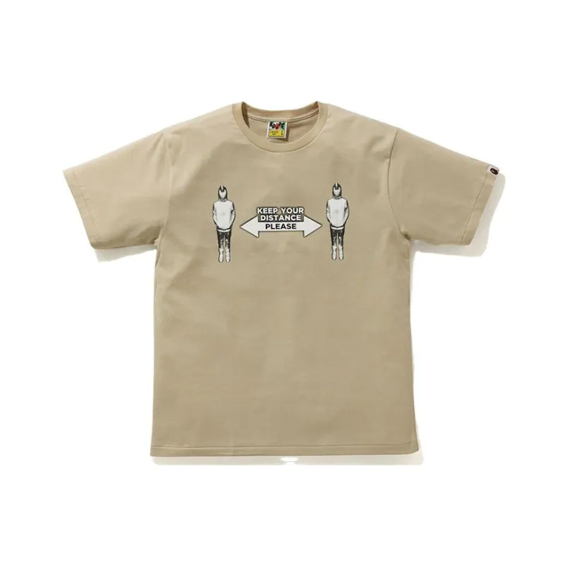 Bape Social Distance Shark Figure Tee-2