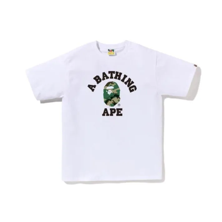 Bape Woodland Camo College Tee SS23-2