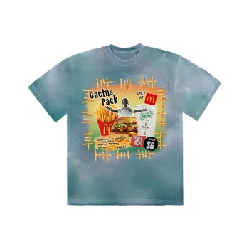 Travis Scott X McDonald's Cactus Pack Vintage Bootleg T Shirt