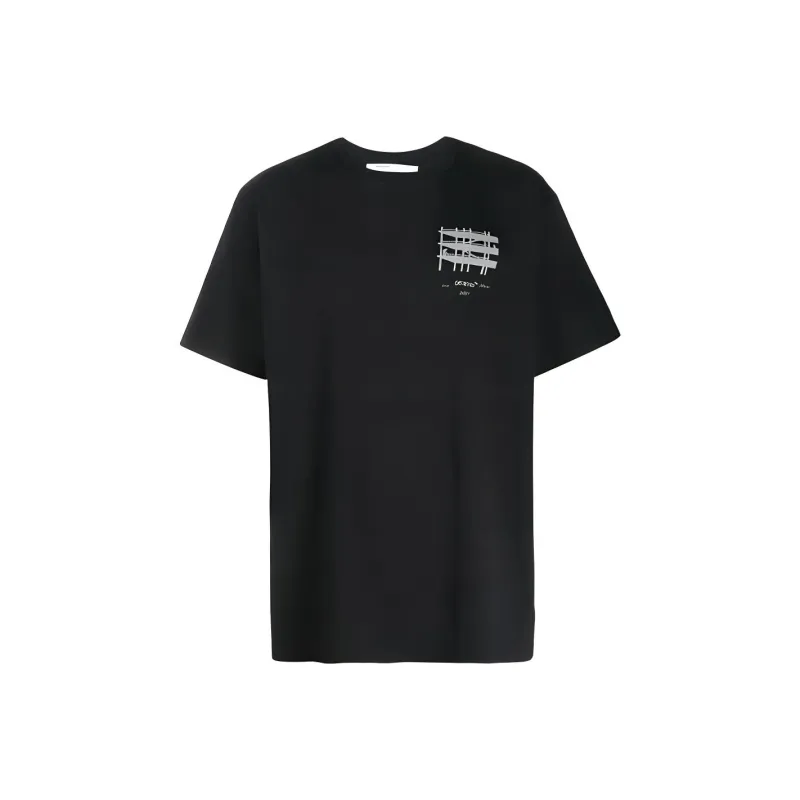 OFF WHITE Slim Fit Reflective Industrial T Shirt-0