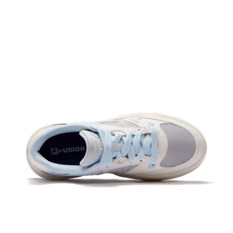 FILA FUSION Low Top Skateboard Shoes Women's Gray Blue-2