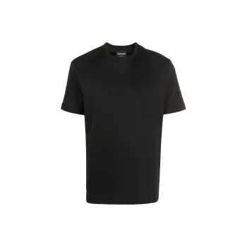 GIORGIO ARMANI Pure Cotton Interlock Signature Logo T shirt