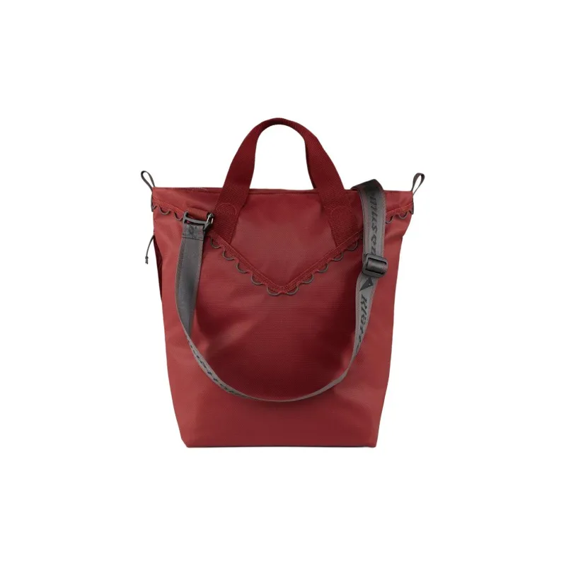 KLATTERMUSEN Polyamide Tote Bag, Shopping Bag, Handbag Unisex Charcoal Umber-1