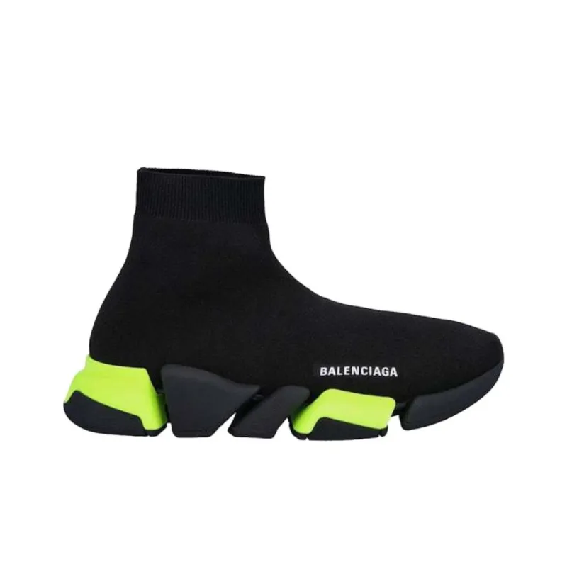Balenciaga Speed Trainer 2.0 Black Fluo Yellow-1