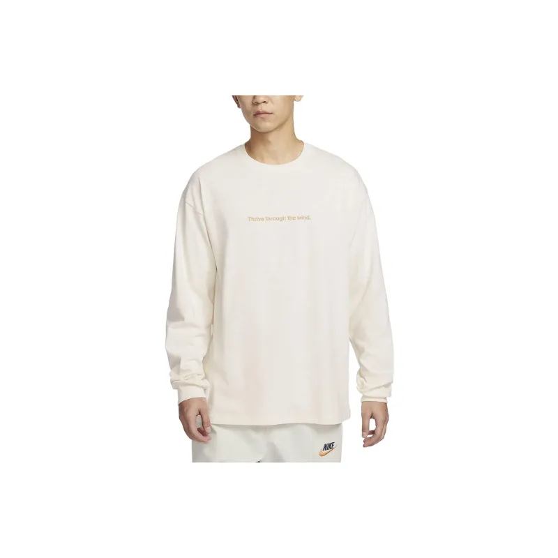 Nike T Shirt Men's Light Ivory White-0