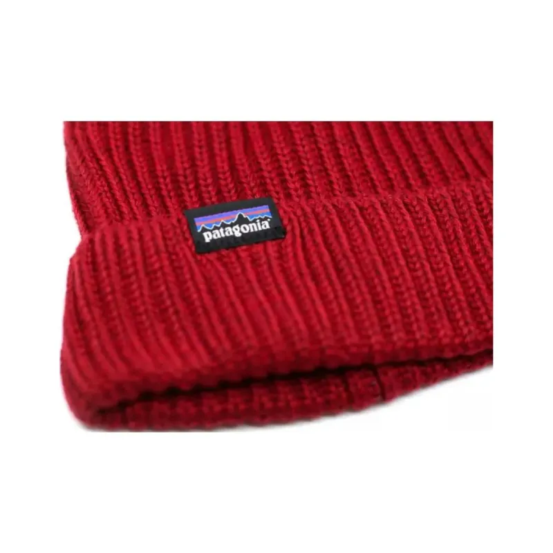 Patagonia Recycled Polyester Beanies Unisex Red-1