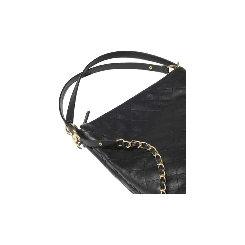 CHANEL Calfskin Backpack Tubas Women's Black-3