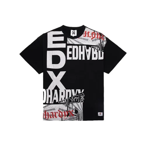 ED HARDY X T Shirts Unisex Black