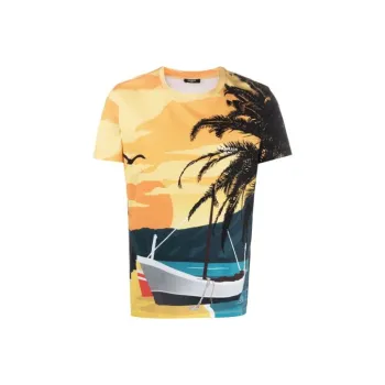 BALMAIN T-Shirts Men Yellow