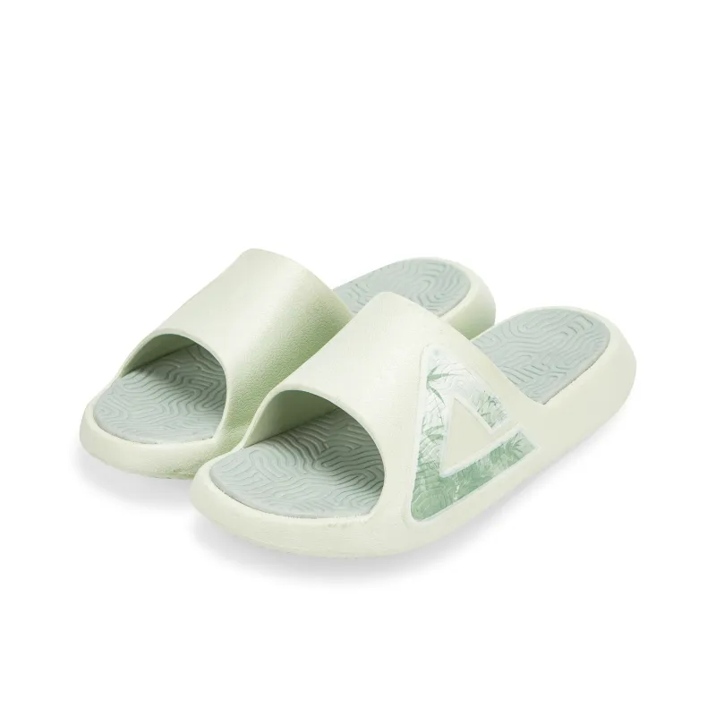 PEAK State Pole Guochuang Slippers EVA Totem Odor Resistant Slide Slippers Unisex Light Green-6