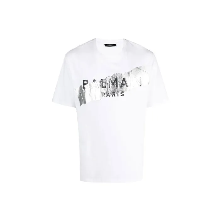 BALMAIN T Shirts Men White-0