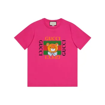 GUCCI T Shirts Men Fuchsia