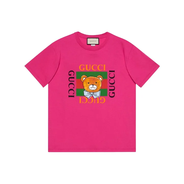 GUCCI T Shirts Men Fuchsia-0