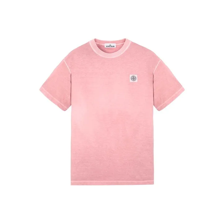 STONE ISLAND T Shirts Men Pink-0