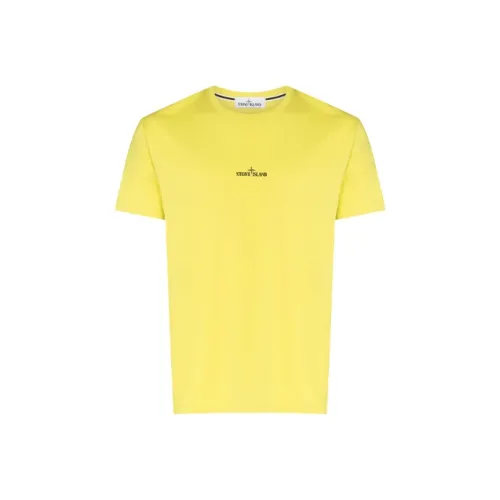 STONE ISLAND SS21 T Shirt Men's Yellow