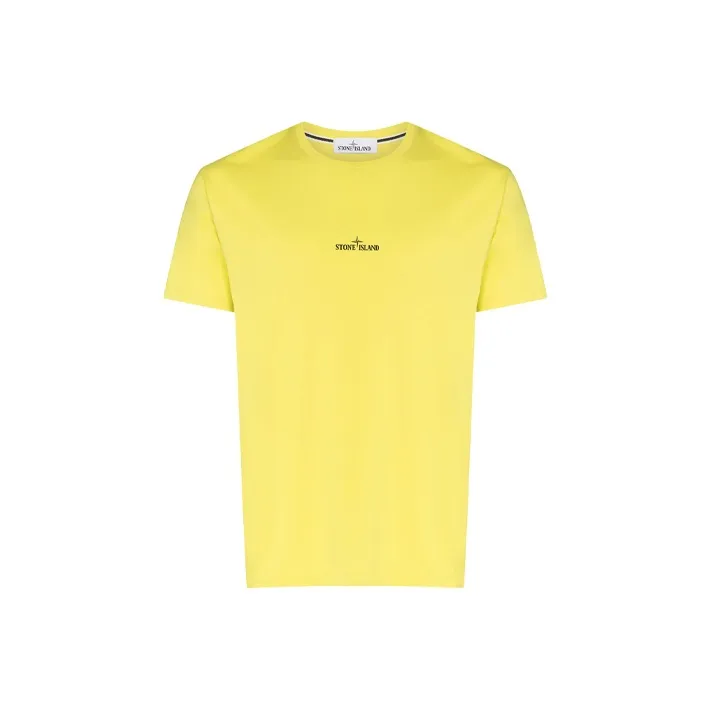 STONE ISLAND SS21 T Shirt Men's Yellow-0