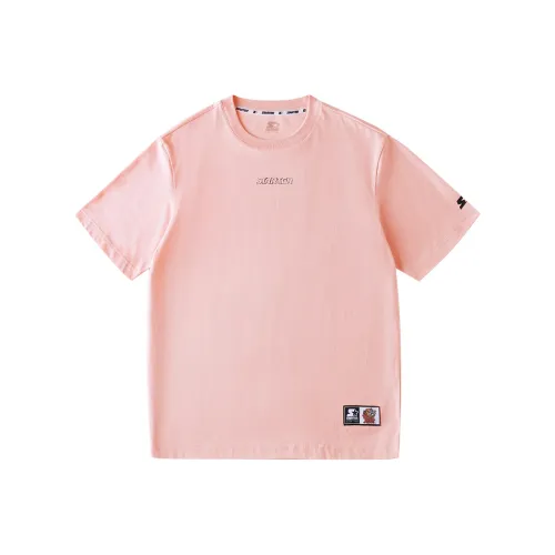 STARTER Drop Shoulder Sleeve T-Shirt Unisex Cherry Blossom Pink