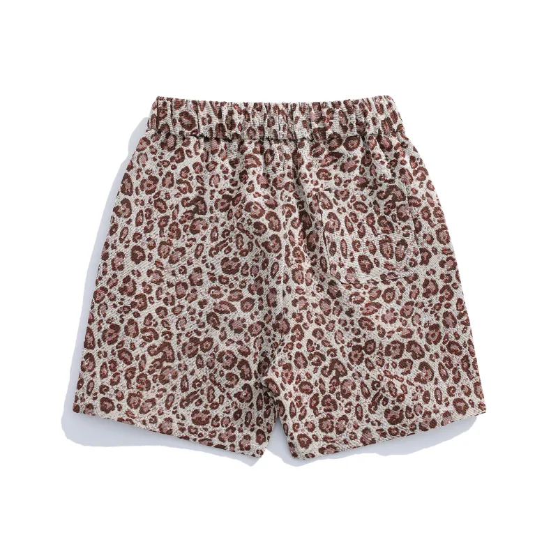 T IRA Casual Shorts Unisex Nice Brown-1