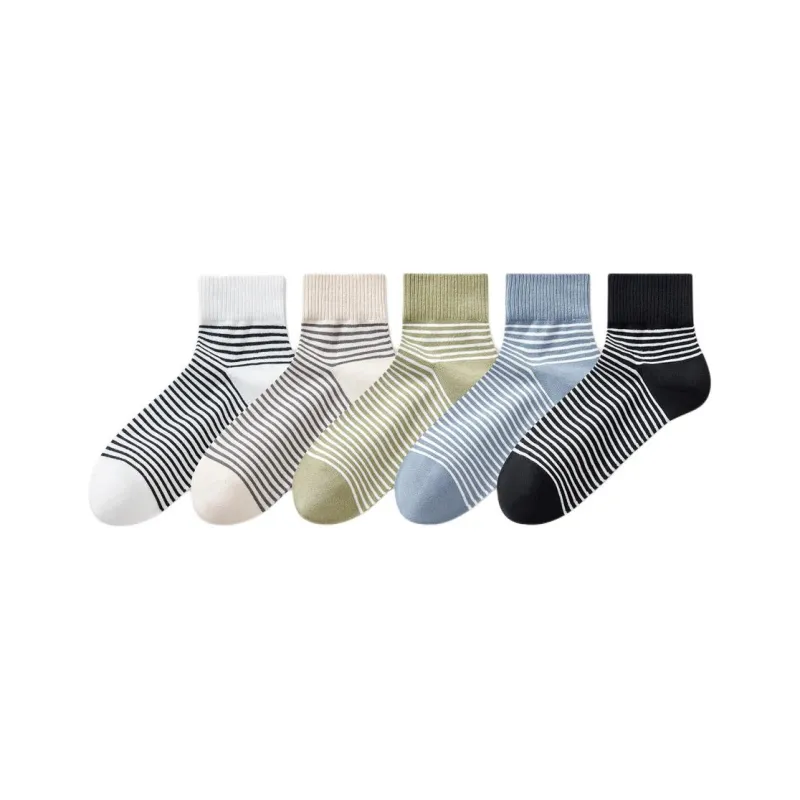 Temooues Mid Calf Socks Unisex 5 Pack-6
