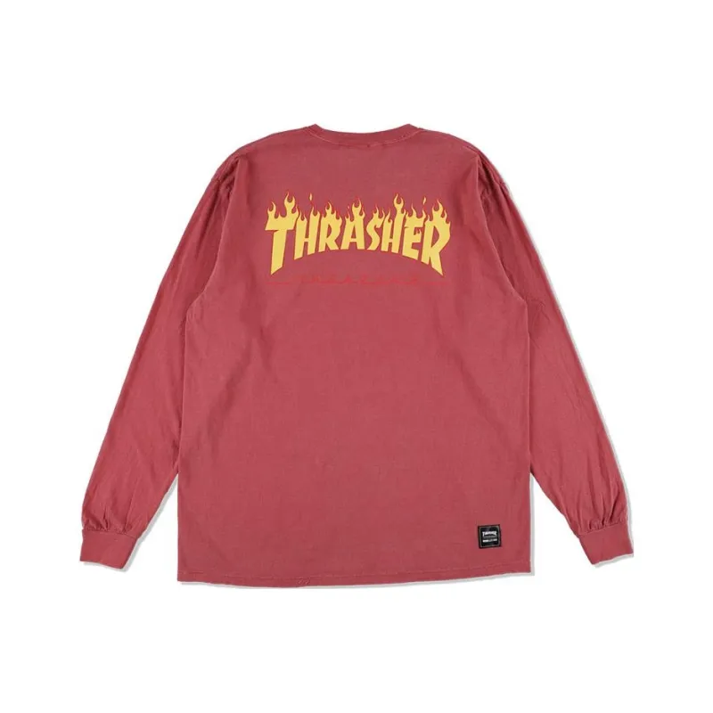 Wind And Sea X Thrasher X WIND AND SEA CO-TITLED SERIES T-Shirts Unisex Red-0