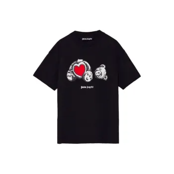 PALM ANGELS Bear In Love Logo T shirt