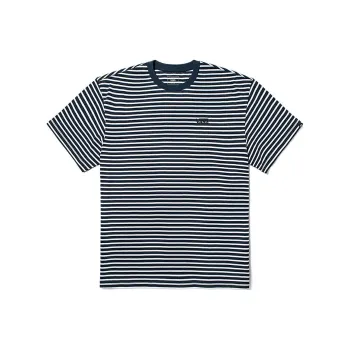 Vans T Shirts Unisex Blue White Stripes