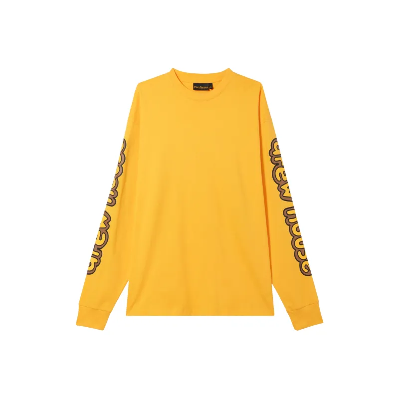 Drew House Letter Logo Series T Shirts Men Gold-0