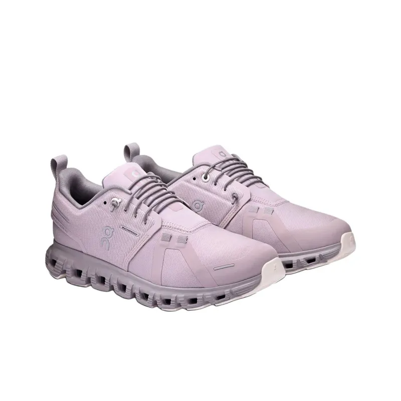 On Running Cloud 6 Waterproof Mauve Zinc Women's-3