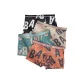 9914 Orange Green Khaki Black (4 Pack)