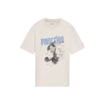LiNing x Disney T Shirt Men's White Sand Gray