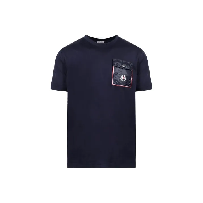 Moncler SS22 T Shirts Men Blue-0