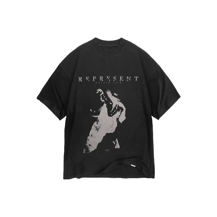 REPRESENT T-Shirts Men Vintage Black-0